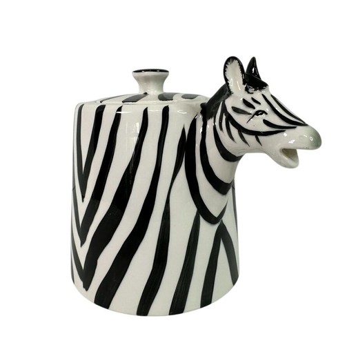 Vintage zebra hand - hand, painted