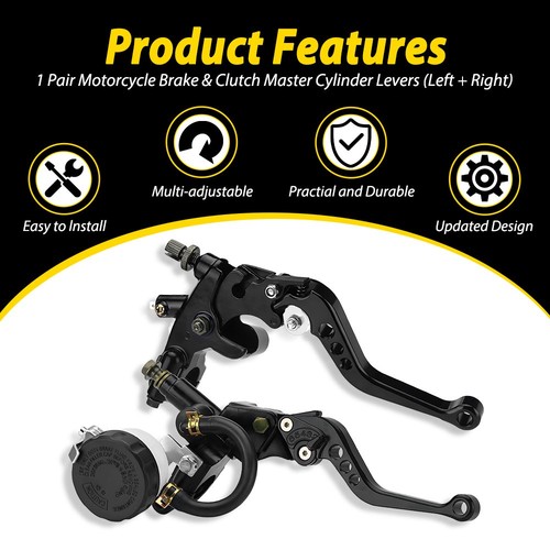 Pair 125cc 400cc black - 125cc-400cc, brake