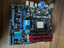 Asus M5A78L-M/USB3 Mobo with FX6300 6 core CPU, 16GB DDR3 RAM and I/O shield