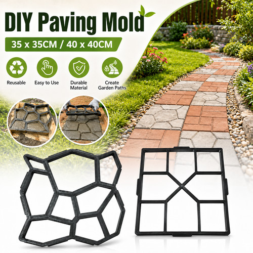 Diy path maker concrete - diy, mould