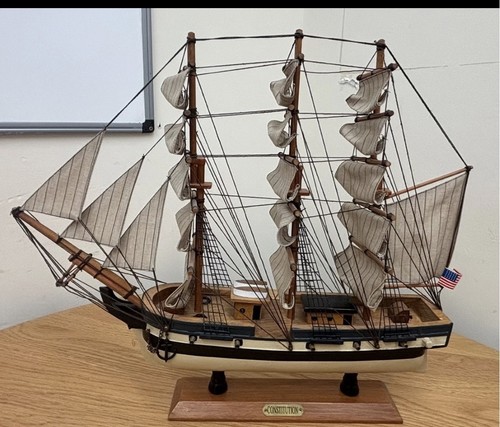 Vintage wooden three masted - vintage, three-masted