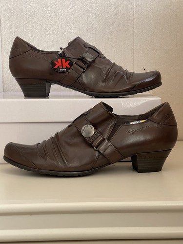 Ladies dark brown - brown, leather
