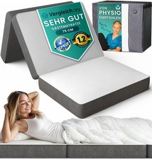 Folding Mattress Single – 14cm Thick Memory Foam Foldable Bed for Travel, Campin