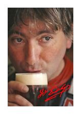 Joey Dunlop 13 with a pint