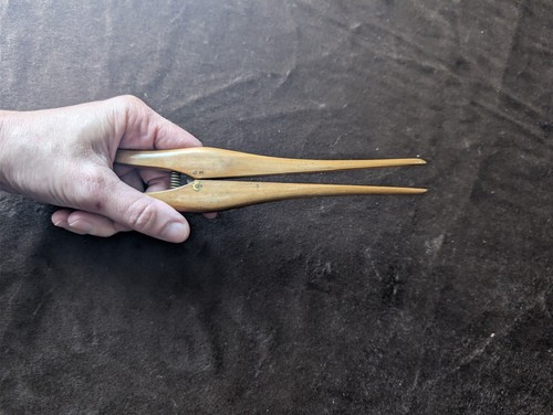 Vintage wooden glove stretcher - vintage,