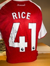 Declan Rice Hand Signed 25/26