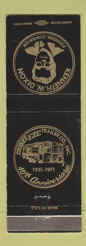 Matchbook cover kenneth - matchbook,