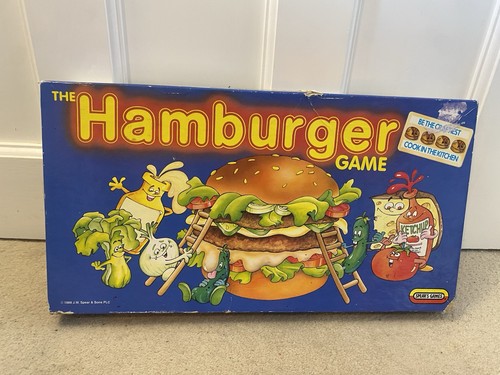 The hamburger game - hamburger, vintage