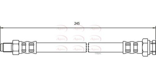 Apec rear inner brake - apec,