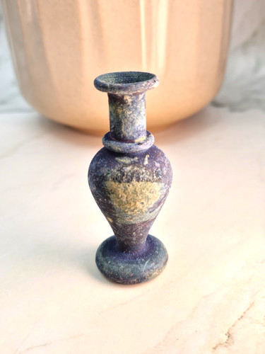 Antique style blue roman glass - antique,