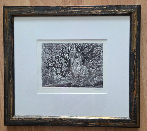 Original engraved woodcut