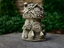 Stone fairy house Cement house statue Concrete garden house Fairy home decor