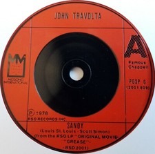 John travolta sandy 7 - sandy, 7"