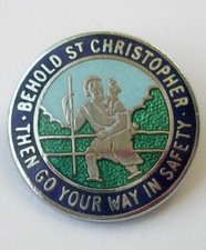 SAINT CHRISTOPHER ENAMEL LAPEL