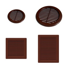 Brown Air Vent Grille with Fly