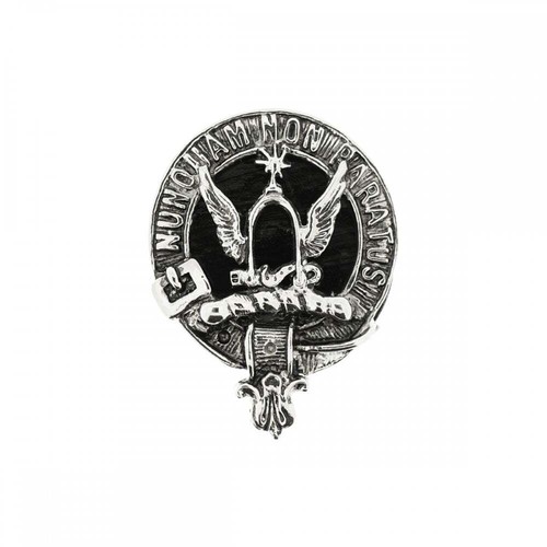 Art pewter clan crest badge - art,