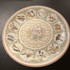 1987 wedgewood calendar plate - 1987,