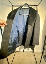 Stunning vintage tailored single breasted wool pea coat blazer RRP £300