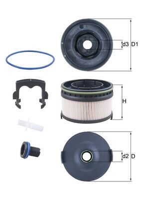Knecht 568kit fuel - kx, filter