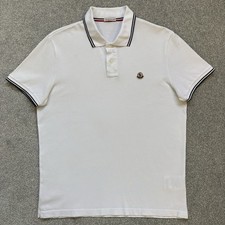 Moncler Polo White Size Medium