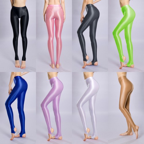 Women high waist shiny - waist,