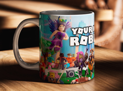 Roblox personalised mug any - personalised,
