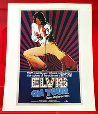 Elvis Presley On Tour Movie/Film Poster Art PICTURE / PRINT 12" x 9.5"