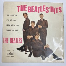 The Beatles – The Beatles' Hits - Odeon 7" Vinyl 1963 Spain DSOE 16.561