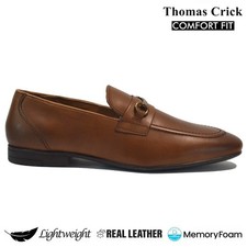 MENS LEATHER BUCKLE MOCCASIN LOAFERS SMART CASUAL FORMAL PARTY DRESS WORK SHOES