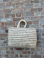 Vintage wicker shopping basket