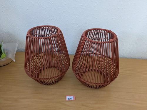 Retro woven rattanbrown twine - retro,