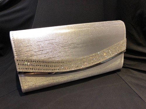 Satin silver ladies - satin,