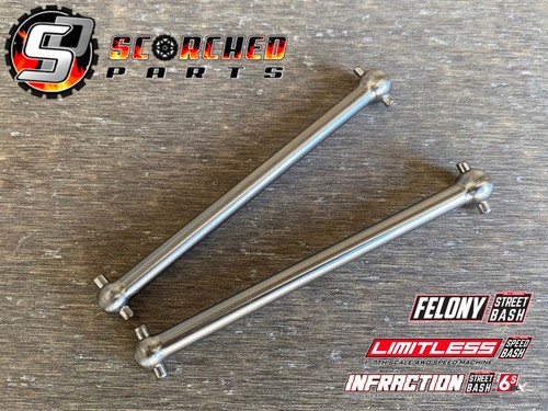 Titanium rear axle - axle, shaft
