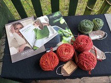 Job Lot Assorted Araucania Merino Toconao Multy Luxury Yarn + 3 Pattern Books
