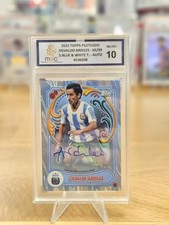 Topps Fileteado Osvaldo Ardiles Auto /99 MGC Grade 10 Gold Argentina Team