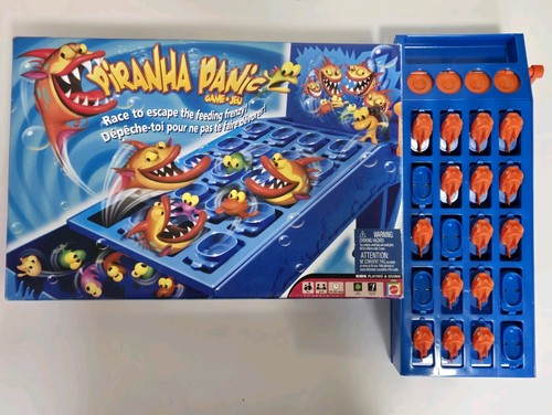 Vtg mattel piranha panic - piranha,