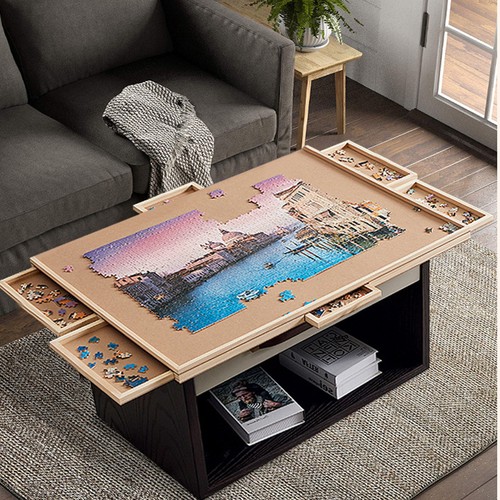Wooden jigsaw puzzle board - puzzle,