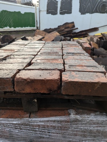 Victorian red bricks - red,