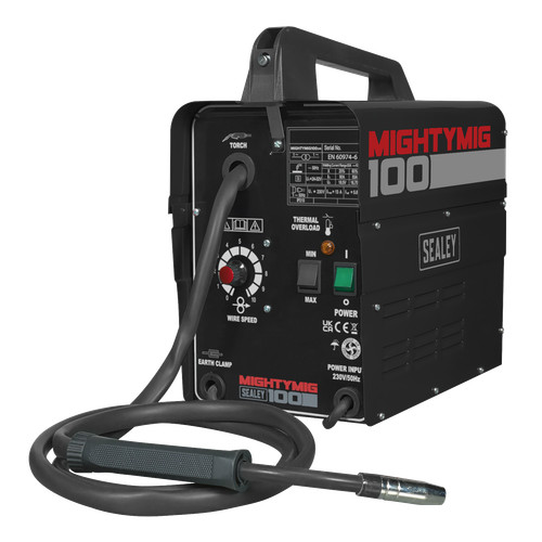 Sealey mightymig100 gasless - sealey,