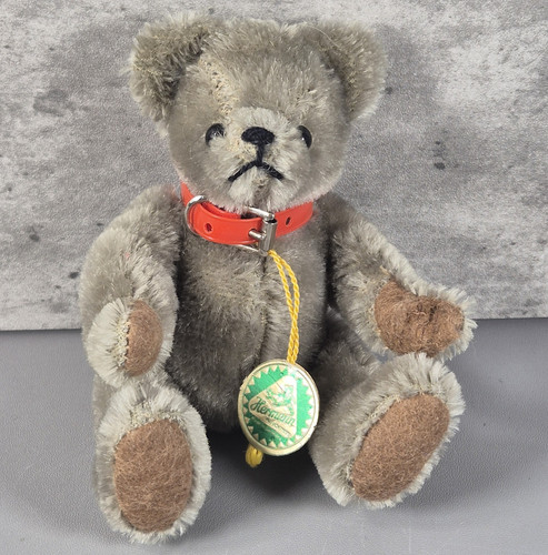 Hermann grey plush teddy - grey, bear
