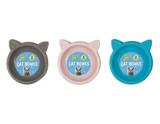 2 Pack Cat Bowl Plastic - Cute