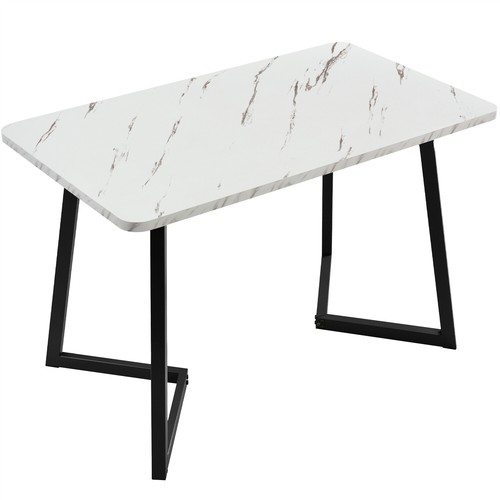 Marble look dining table - marble-look,