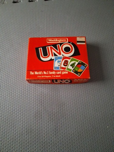 Vintage 1989 waddingtons uno - vintage,