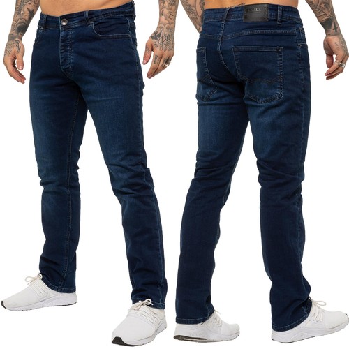 Enzo mens stretch jeans - stretch,
