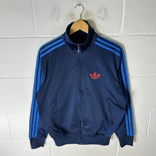 Adidas Jacket Mens Small Blue