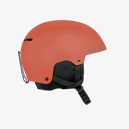 Red snowboard helmet - red, sandbox