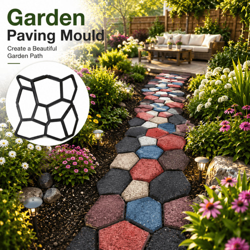 Garden paving mould 35x35cm - mould,
