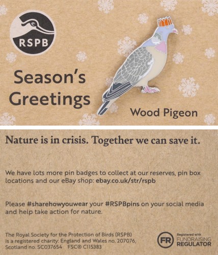 Rspb pin badge - pin, niic