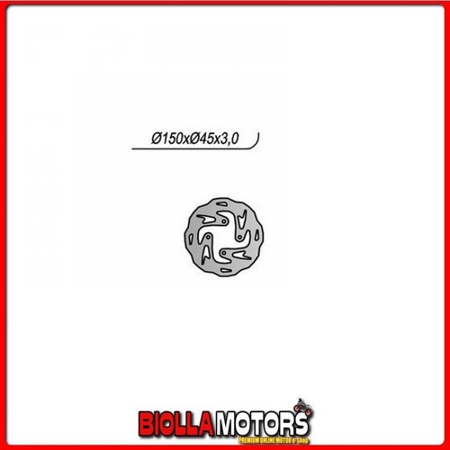 659650x rear brake disc gas - rear, ng