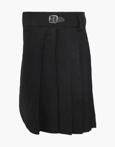 Yard solid black - tartan, kilt